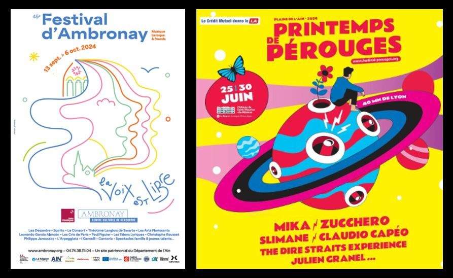 Le Festival d'Ambronay et le Printemps de Pérouges